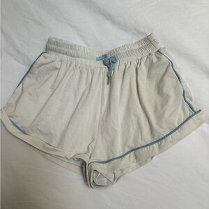 Princess Polly white beachy shorts